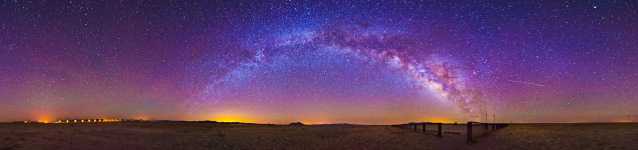 New Mexico - A Dark Sky at The Very Large Array (VLA) - Milky Way - 360