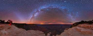 Arizona - Grandeur Point - Grand Canyon - A Starscape - 360