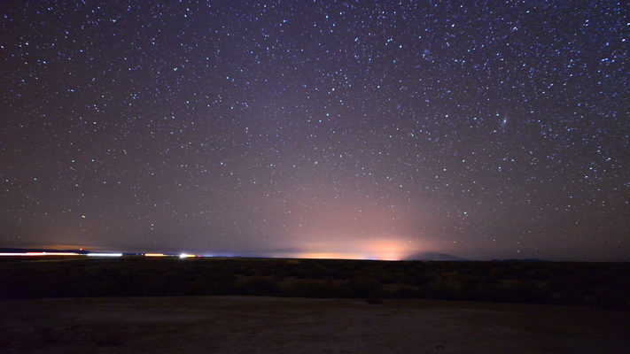 Arizona - Lights of Flagstaff  - Andromeda Galaxy