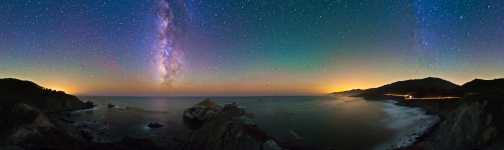 California - Big Sur Milky Way at Cape San Martin - 360