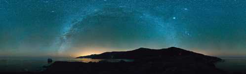 California - Big Sur - Milky Way - Plaskett Creek - 360