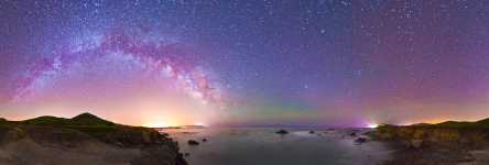 California - Cayucos Point and the Night Sky - 360