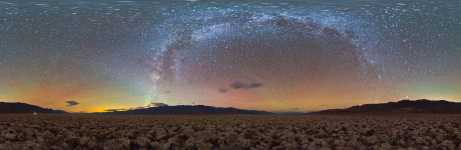 California - Devils Golf Course - Death Valley - Starscape - 360