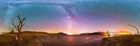 California - Persistence of Memory at Isabella Lake - Milky Way - 360