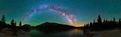 California - Tenaya Lake - Yosemite Nightscape - 360