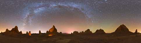California - Trona Pinnacles - Starscape - 360