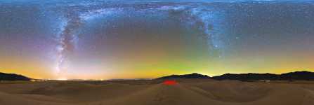 Colorado - Great Sand Dunes NP - Night Sky From High Dune - 360