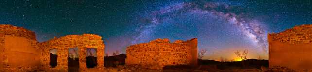 Arizona - Courtland Ruins - Milky Way Starscape - 360