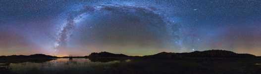 Utah - Grand Staircase - Bog and Milky Way - 360