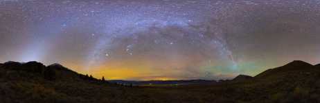 Idaho - Borah Peak Under the Night Sky - 360