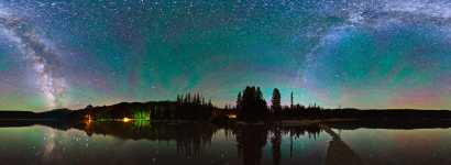 Idaho - Redfish Lake - Milky Way Above - Sawtooth National Forest - 360