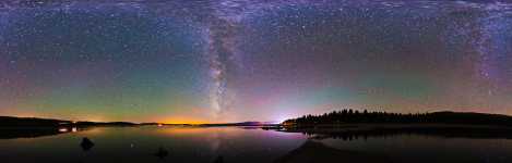 California - Lake Almanor Starscape - 360