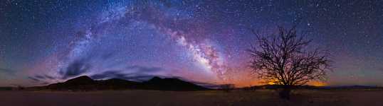 New Mexico - Mogollon Mountains and the Milky Way - 360