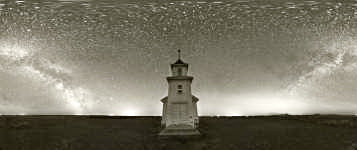 Montana - Bethany Lutheran Church Oilmont and the Night Sky - 360