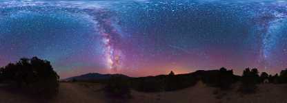 Nevada - Great Basin NP - Wheeler Peak and the Tranquil Camp Under a Dark Sky - 360