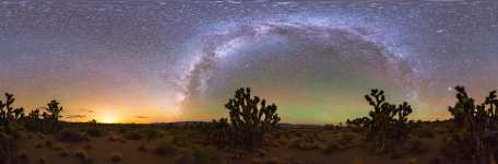 Nevada - Joshua Tree Forest and the Lights of Las Vegas - 360