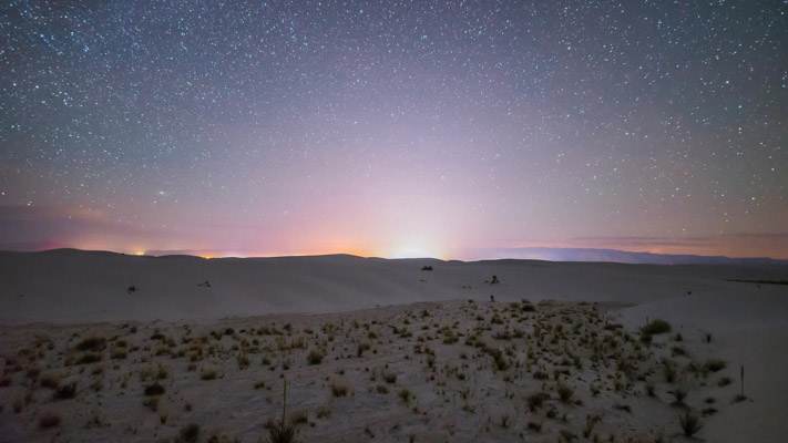 New Mexico - Whitesands - Looking East at Holloman AFB