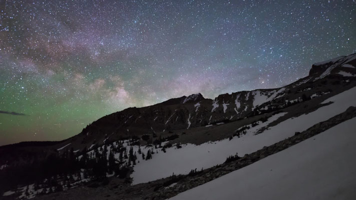 Nevada - Great Basin - Snow View Starscape