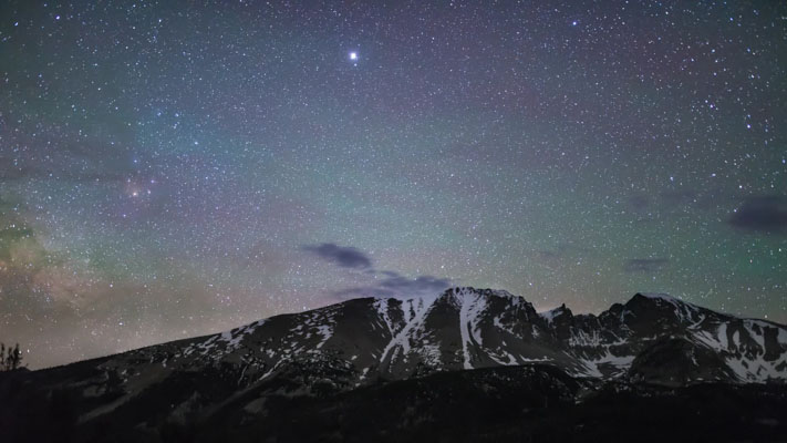 Nevada - Great Basin NP - Overlook at Night