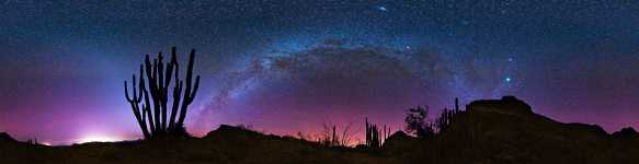 Arizona - Organ Pipe Cactus NM - Milky Way Over Diablo Mountains - 360