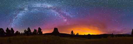 Wyoming - Devils Tower and the Incoming Storm - 360